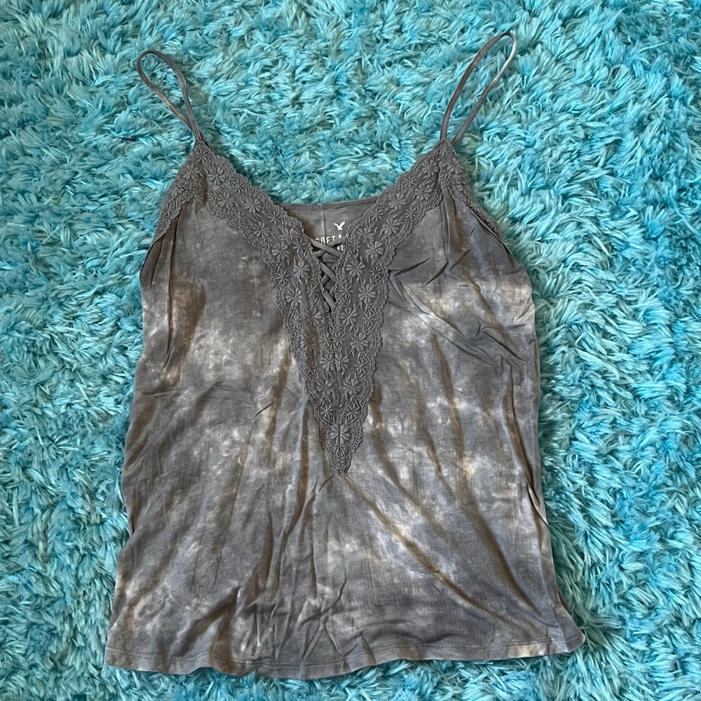 AE Gray Soft & Sexy Tank Top